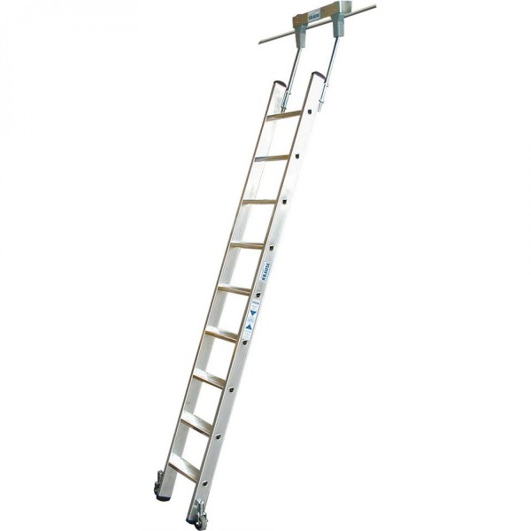 Стеллажная лестница KRAUSE STABILO для круглой шины 9 ступеней 819345