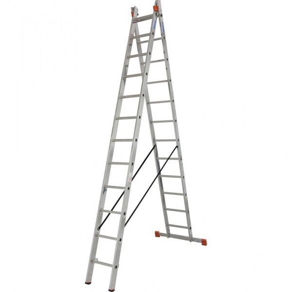 Двухсекционная универсальная лестница KRAUSE MONTO DUBILO 2х12 129505