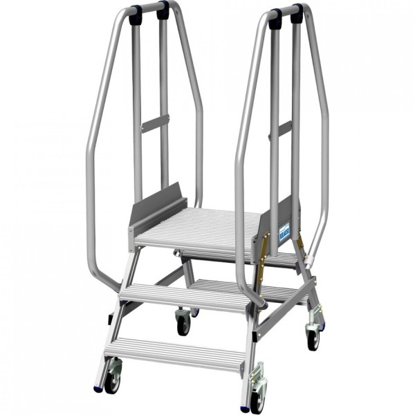 Лестница - платформа KRAUSE STABILO двухсторонняя, ограждение 1,1 м, 3 ступени 820730