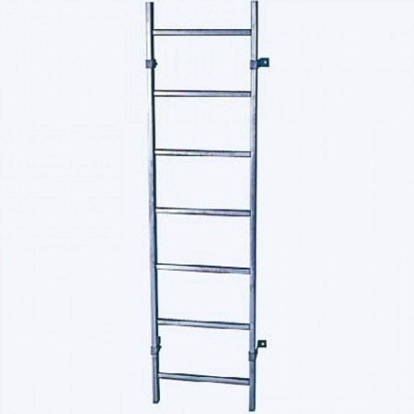 Шахтная лестница KRAUSE STABILO, оцинкованная сталь, ширина 440 мм, 6 перекладин 815934