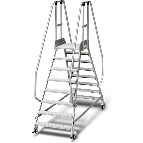 Лестница - платформа KRAUSE STABILO двухсторонняя, ограждение 1,1 м, 8 ступеней 820785