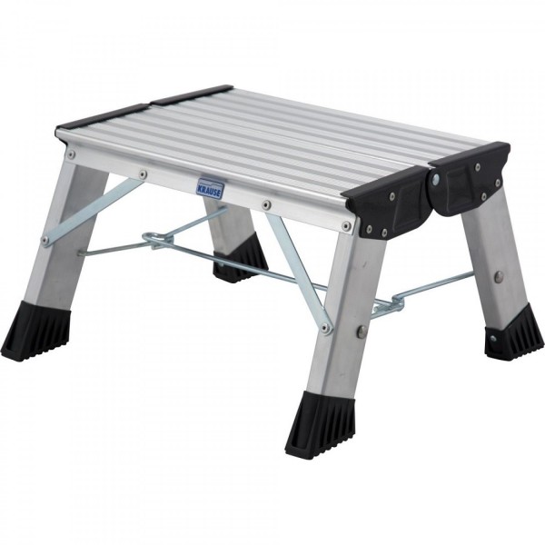 Подставка складная KRAUSE TREPPY 1 ступень, алюминий 130327