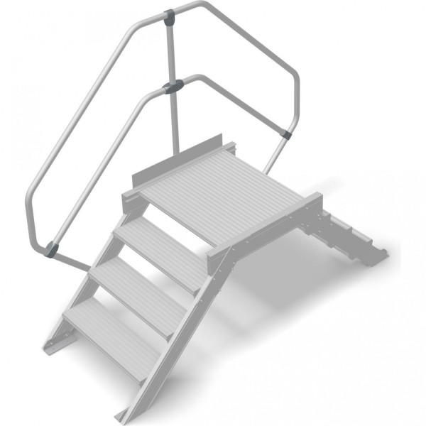 Переход с платформой KRAUSE STABILO, 4 ступени 800 мм 45° 826237