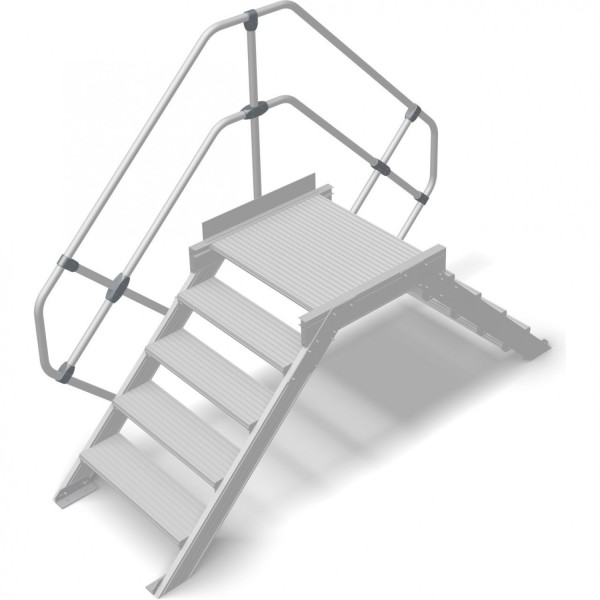 Переход с платформой KRAUSE STABILO, 5 ступеней 800 мм 45° 826244