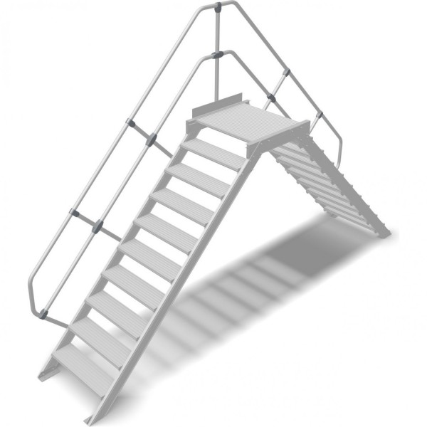 Переход с платформой KRAUSE STABILO, 10 ступеней 800 мм 45° 826299