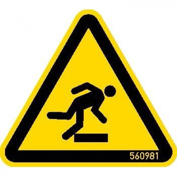 Знак Внимание! Помехи на полу! KRAUSE, 5 штук 202048