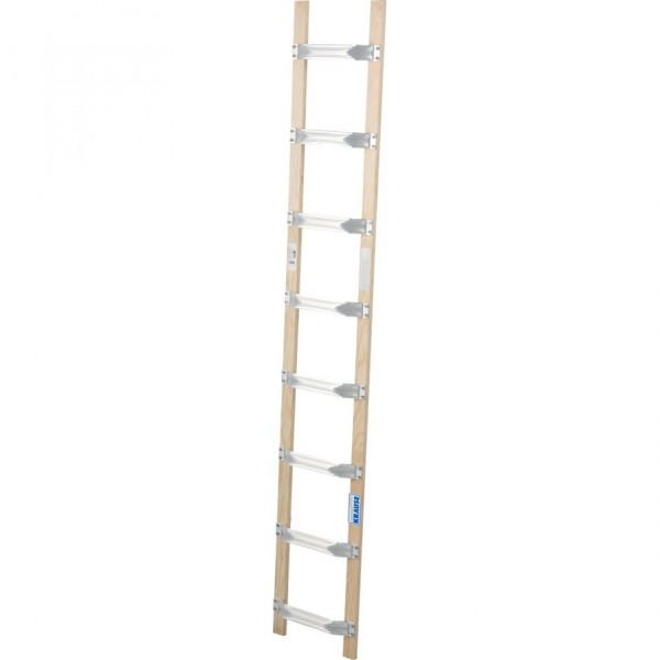 Лестница KRAUSE для крыши, 8 перекладин (алюминий/дерево) 804204