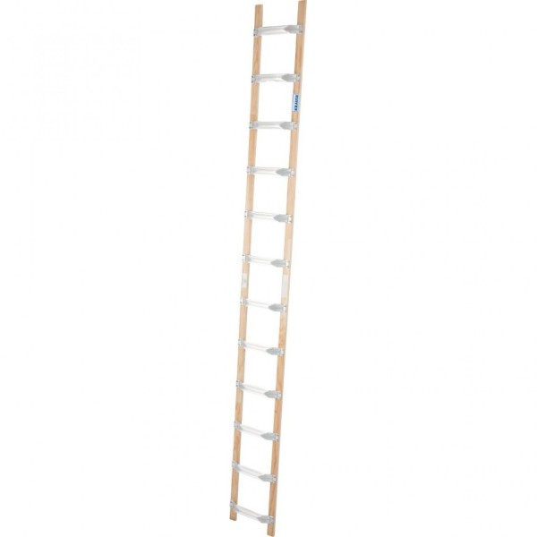 Лестница KRAUSE для крыши, 12 перекладин (алюминий/дерево) 804228