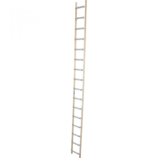 Лестница KRAUSE для крыши, 16 перекладин (алюминий/дерево) 804242