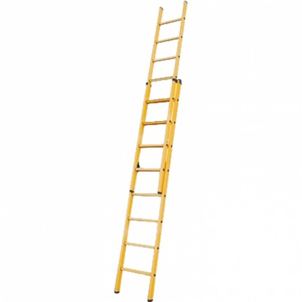 Выдвижная лестница KRAUSE из пластмассы, с тросом, 2 х 14 перекладин 819932