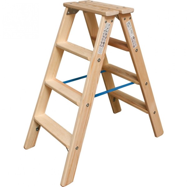 Деревянная стремянка KRAUSE STABILO PROFESSIONAL 2х4 ступеней 818416